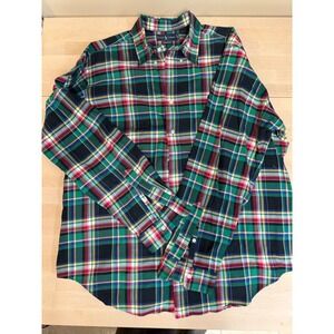 Ralph Lauren Classic Fit Plaid Button Down Shirt Men's Long Sleeve